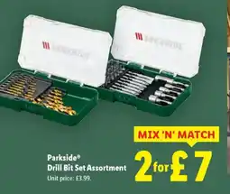 Lidl Parkside Drill Bit Set Assortment offer