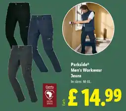 Lidl Parkside Men's Workwear Jeans offer