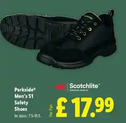 Lidl ParksideⓇ Men's S1 Safety Shoes offer