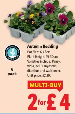 Lidl Autumn Bedding offer