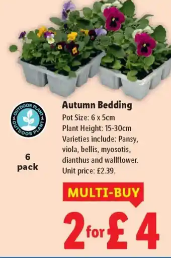 Lidl Autumn Bedding offer