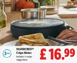 Lidl SILVERCREST Crêpe Maker offer