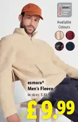 Lidl Esmara Men's Fleece offer