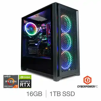 Costco Cyberpower, AMD Ryzen 7, 16GB RAM, 1TB SSD, NVIDIA GeForce RTX 3080, Gaming Desktop PC offer
