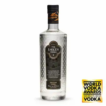 Costco The Lakes English Vodka, 70cl offer