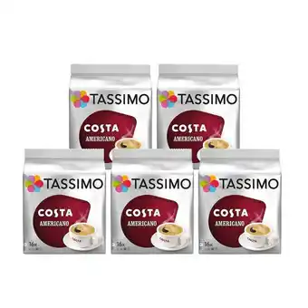 Costco Costa Tassimo Americano Coffee Pods, 80 Servings offer
