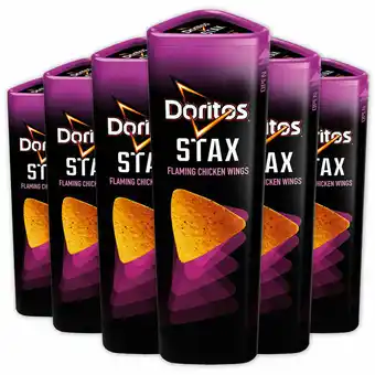 Costco Doritos Stax Flaming Chicken Wings Tortilla Chips, 6 x 170g offer