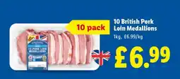 Lidl 10 British Pork Loin Medallions offer