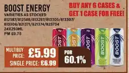 Bestway Boost energy offer