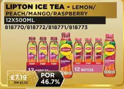 Bestway LIPTON Ice tea-lemon/ peach/mango/raspberry offer