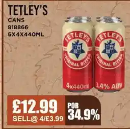 Bestway TETLEY'S Cans offer