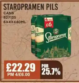 Bestway STAROPRAMEN PILS Cans offer