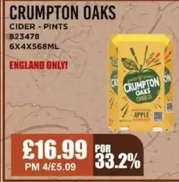 Bestway CRUMPTON OAKS Cider - pints offer