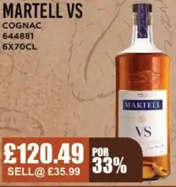 Bestway MARTELL VS Cognac offer