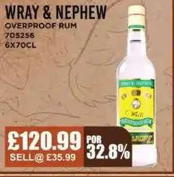 Bestway WRAY & NEPHEW Overproof rum offer