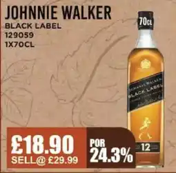 Bestway JOHNNIE WALKER Black label offer