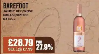Bestway BAREFOOT Jammy red/rose offer