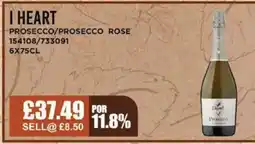 Bestway I HEART Prosecco/prosecco rose offer