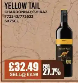 Bestway YELLOW TAIL Chardonnay/shiraz offer