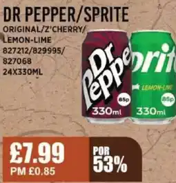Bestway DR PEPPER/SPRITE Original/z'cherry/ lemon-lime offer