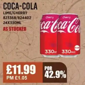 Bestway COCA-COLA Lime/cherry offer