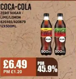 Bestway COCA-COLA Zero sugar- lime/lemon offer