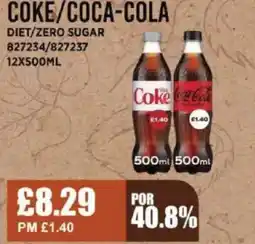 Bestway COKE/COCA-COLA Diet/zero sugar offer