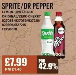 Bestway SPRITE/DR PEPPER Lemon-lime/zero/ original/zero cherry offer
