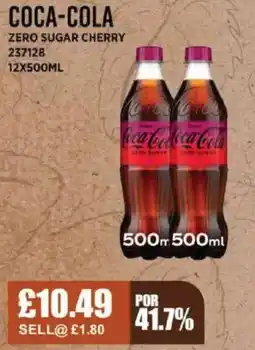 Bestway COCA-COLA Zero sugar cherry offer