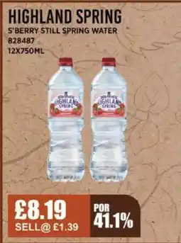 Bestway IGHLAND SPRING S'berry still spring water offer