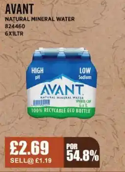 Bestway AVANT Natural mineral water offer