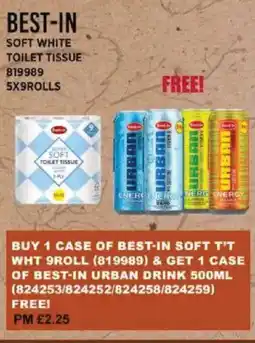 Bestway BEST-IN Soft white toilet tissue offer