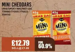 Bestway MINI CHEDDARS Orig/smoky bbq/red leic offer