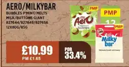 Bestway AERO/MILKYBAR Bubbles p'mint/melts milk/buttons giant offer