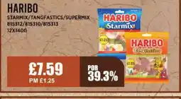 Bestway HARIBO Starmix/tangfastics/supermix offer