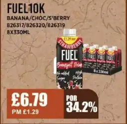 Bestway FUEL10K Banana/choc/s'berry offer