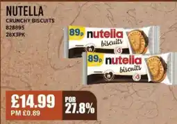Bestway NUTELLA Crunchy biscuits offer