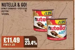 Bestway NUTELLA & GO! H'nut spread + b'sticks offer