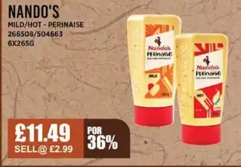 Bestway NANDO'S Mild/hot-perinaise offer