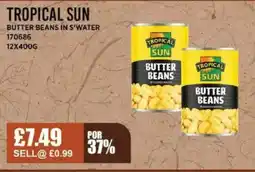 Bestway TROPICAL SUN Butter beans in s'water offer