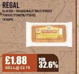 Bestway REGAL Sliced - madeira/c'nut/fruit offer