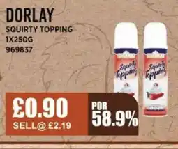 Bestway DORLAY Squirty topping offer