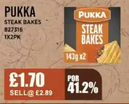 Bestway PUKKA Steak bakes offer