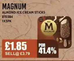 Bestway MAGNUM Almond ice cream sticks offer
