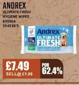 Bestway ANDREX Ultimate fresh hygiene wipes offer