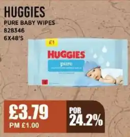 Bestway HUGGIES Pure baby wipes offer