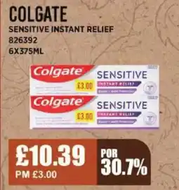 Bestway COLGATE Sensitive instant relief offer