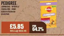 Bestway PEDIGREE Jumbone - bf&plt/ chk&lmb-mini offer