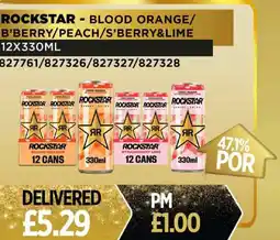 Bestway ROCKSTAR - Blood orange/ b'berry/peach/s'berry&lime offer