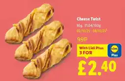 Lidl Cheese Twist offer